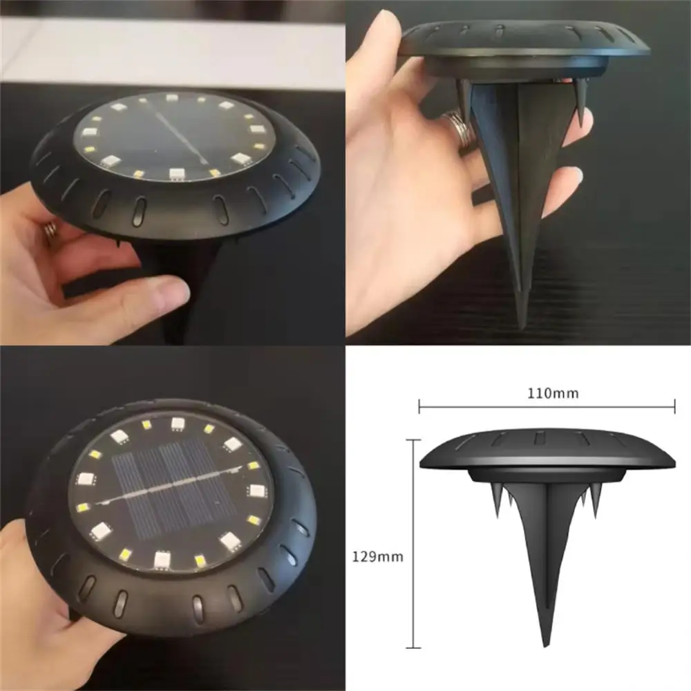 

Многофункциональные водонепроницаемые солнечные подземные лампы, точечные светильники из АБС-пластика с зарядным устройством