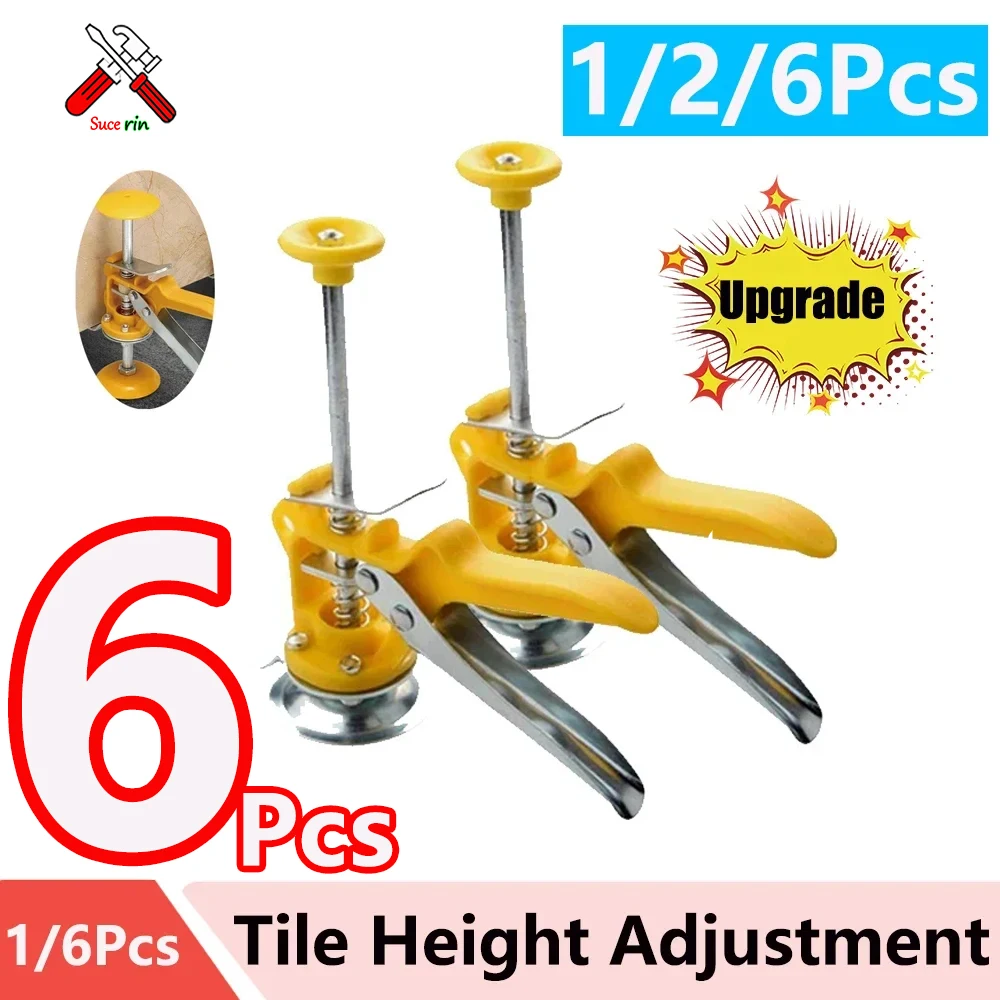 

1/4/6PCS Tile Height Adjustment Regulator Leveler Wall Ceramic Locator Craftsman Hand Pliers Nivelador De Porcelanato Hand Tool