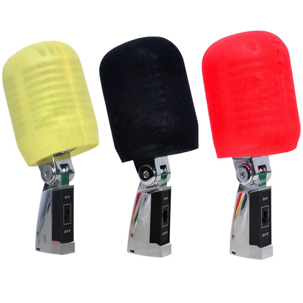 

15 Pcs Microphone Cover Sponge Filter Windproof Disposable Mic Covers Accessories Dustproof Recording Noise Reduction Easy