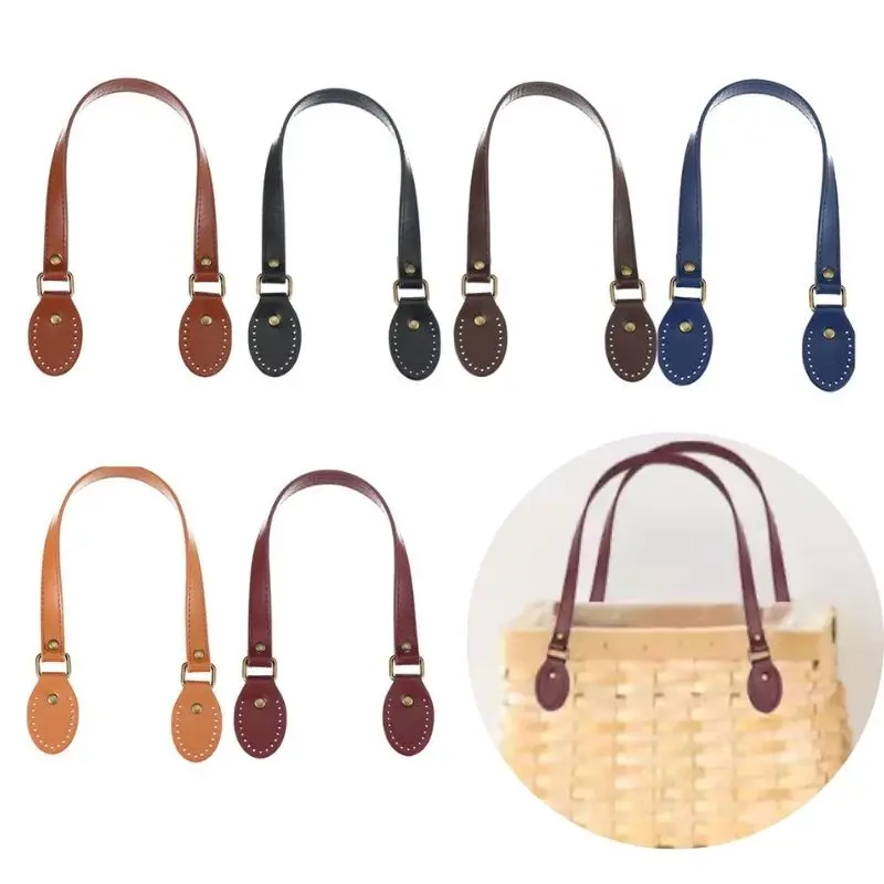 Shoulder Bag Straps 44/52cm Pu Leather Bag Handles For Replacement Women Purses Crossbody Handbags Straps Belts Bag Accessories