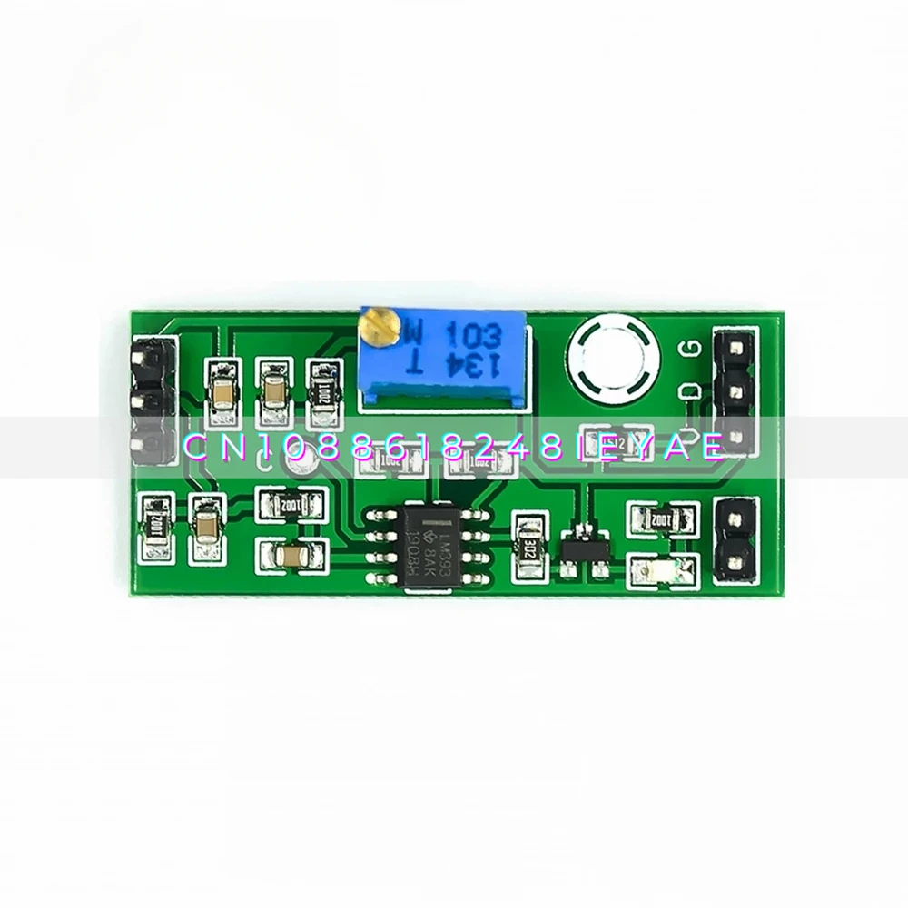 LM393 Voltage Comparator Module Adjustable Signal Waveform Shaping High Level Dual Output LED Indication