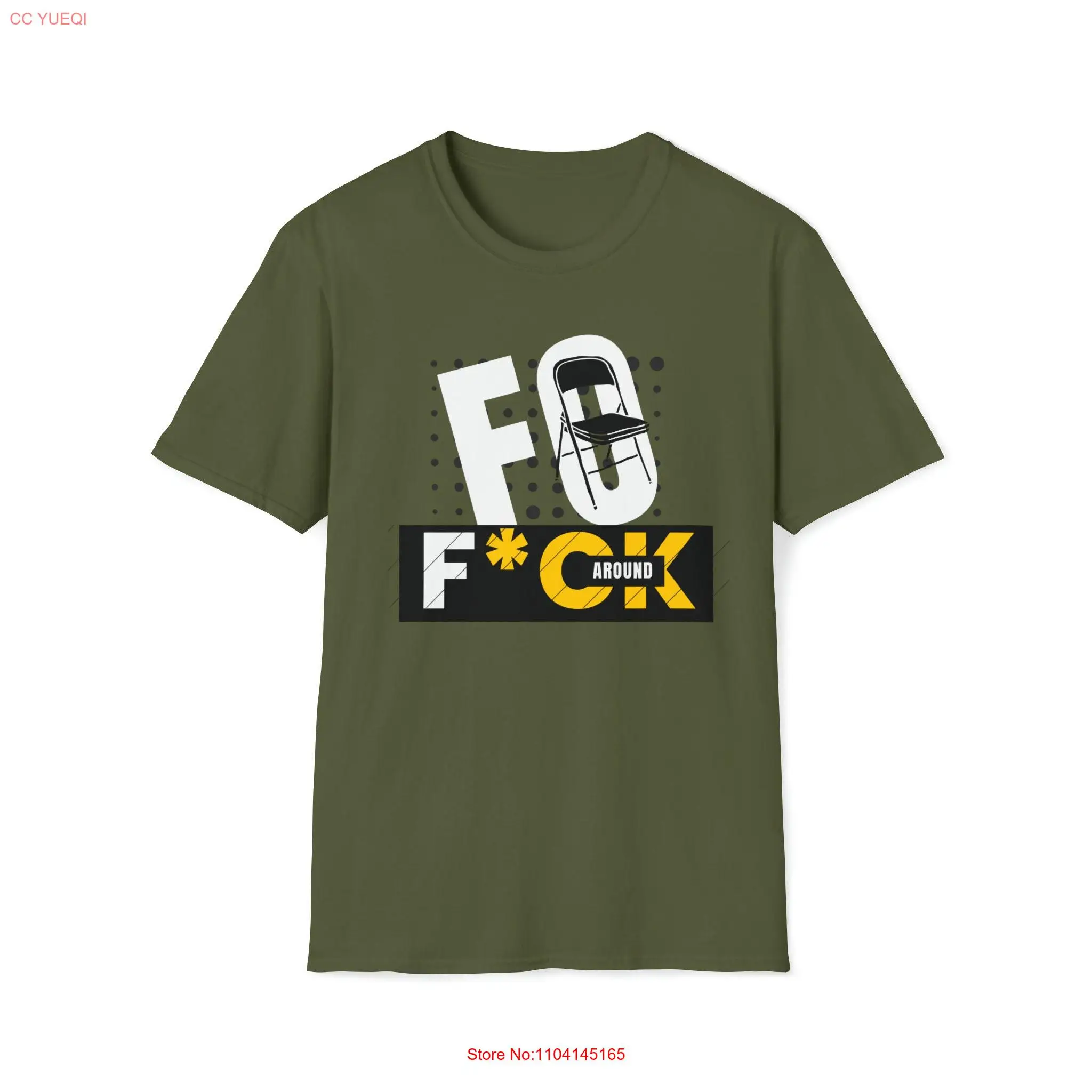 FAFO Superimposed Chair Softstyle T Shirt long or short sleeves