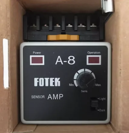 

A-8 FOTEK Sensor Amplifier Controller AMPLIFIER SEPARATED TYPE PHOTO SENSOR 100% New & Original