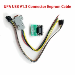 UPA USB Programmer V1.3 Full Kit TMS NEC Eeprom Board 8 Soic Clip With UPA 1.3 and Xprog Works Perfect UPA Eeprom Adapter