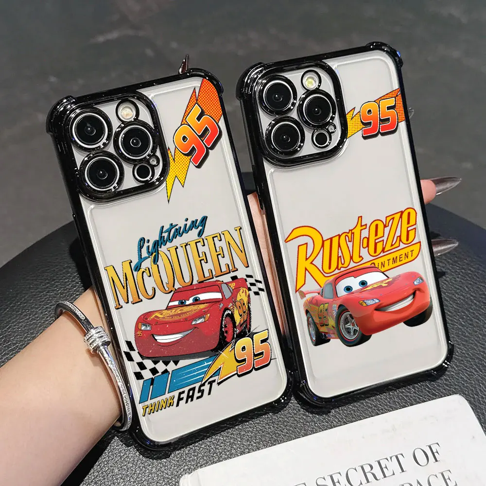 

Lightning Mcqueen 95 Think Fast Phone Case For Redmi Note 15Pro 14 13 12 11 10 A7 15 Pro Plus 5G Redmi 15A 15C 14C 13C 12C Cover