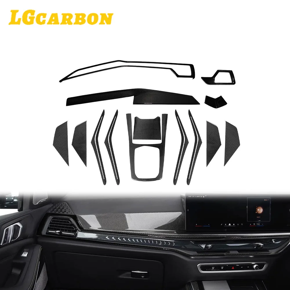 LGcarbon RHD Only Whole Kit Fit for BMW X5 G05 LCI 2023-2024 up Dry Carbon Fiber Interior Trims