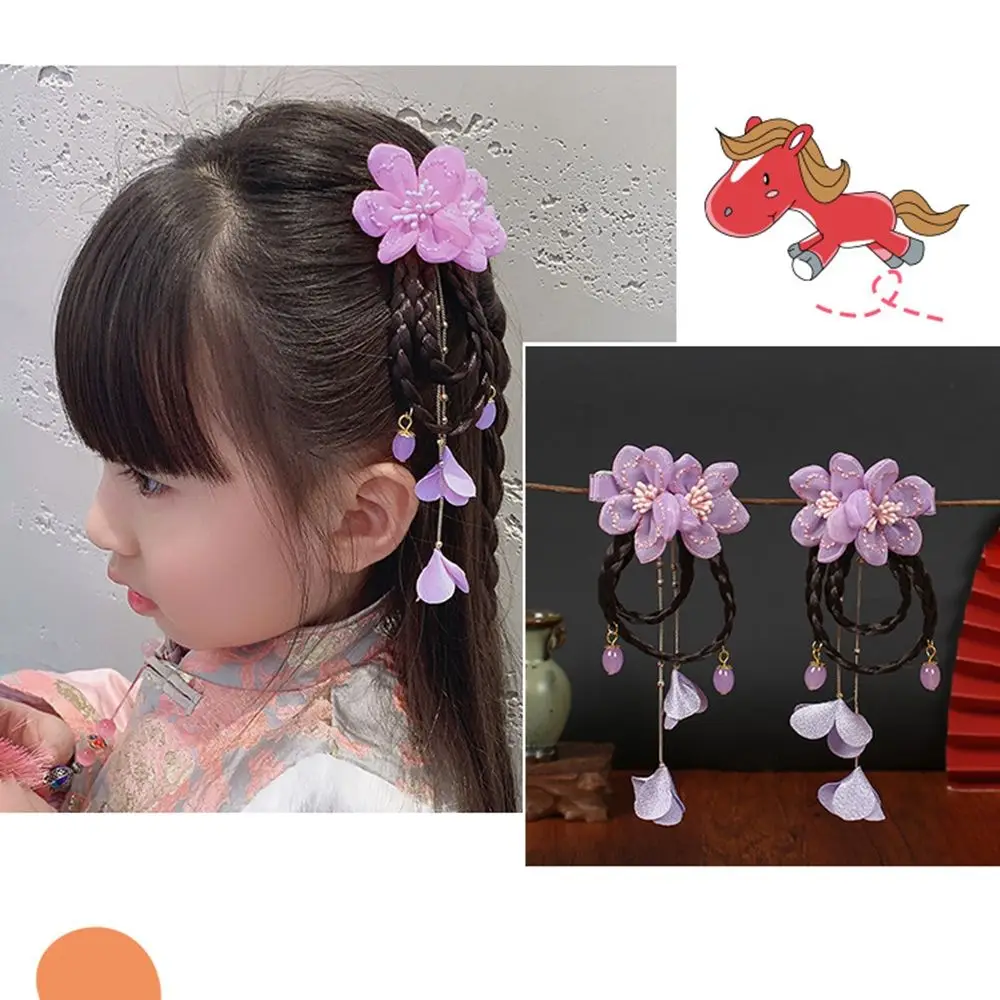 Accessories Chinese Style Hair Clip Hanfu Headdress Baby Wig Hairpin Bow Hair Clip Child Hair Accessories New Year Headdress