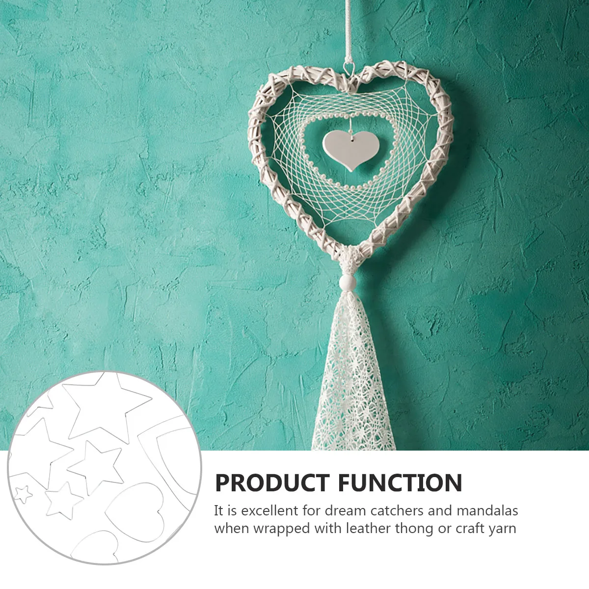 

13 Pcs Dream Catcher Hoop Dreamcatcher Shape Craft Hoops Metal Rings for Dreamcatchers Round