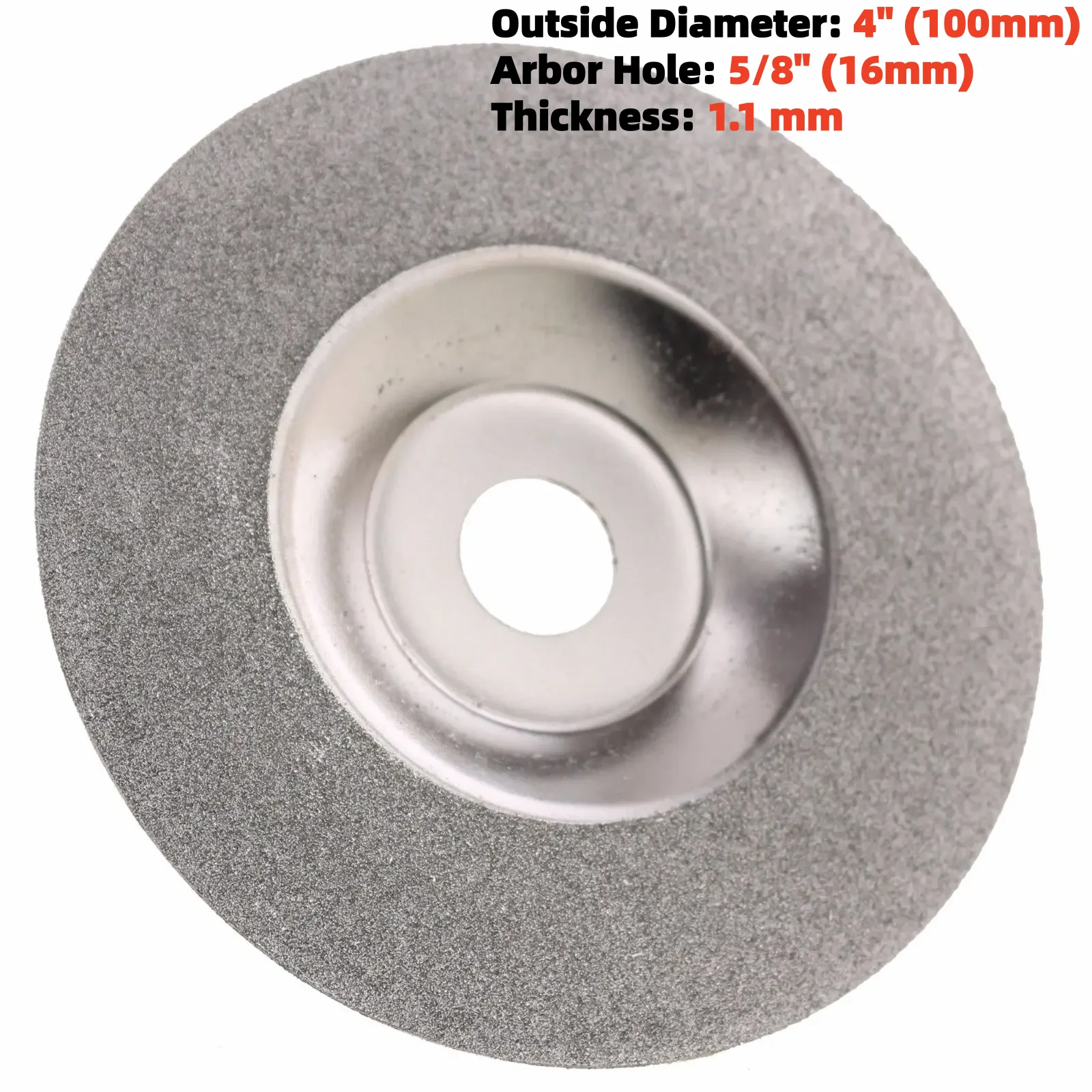 

4" inch Bowl Shaped Diamond Coated Grinding Disc Wheel Polishing Discs For Angle Grinder Grit 150 Glass Abrasives Tool ILOVETOOL