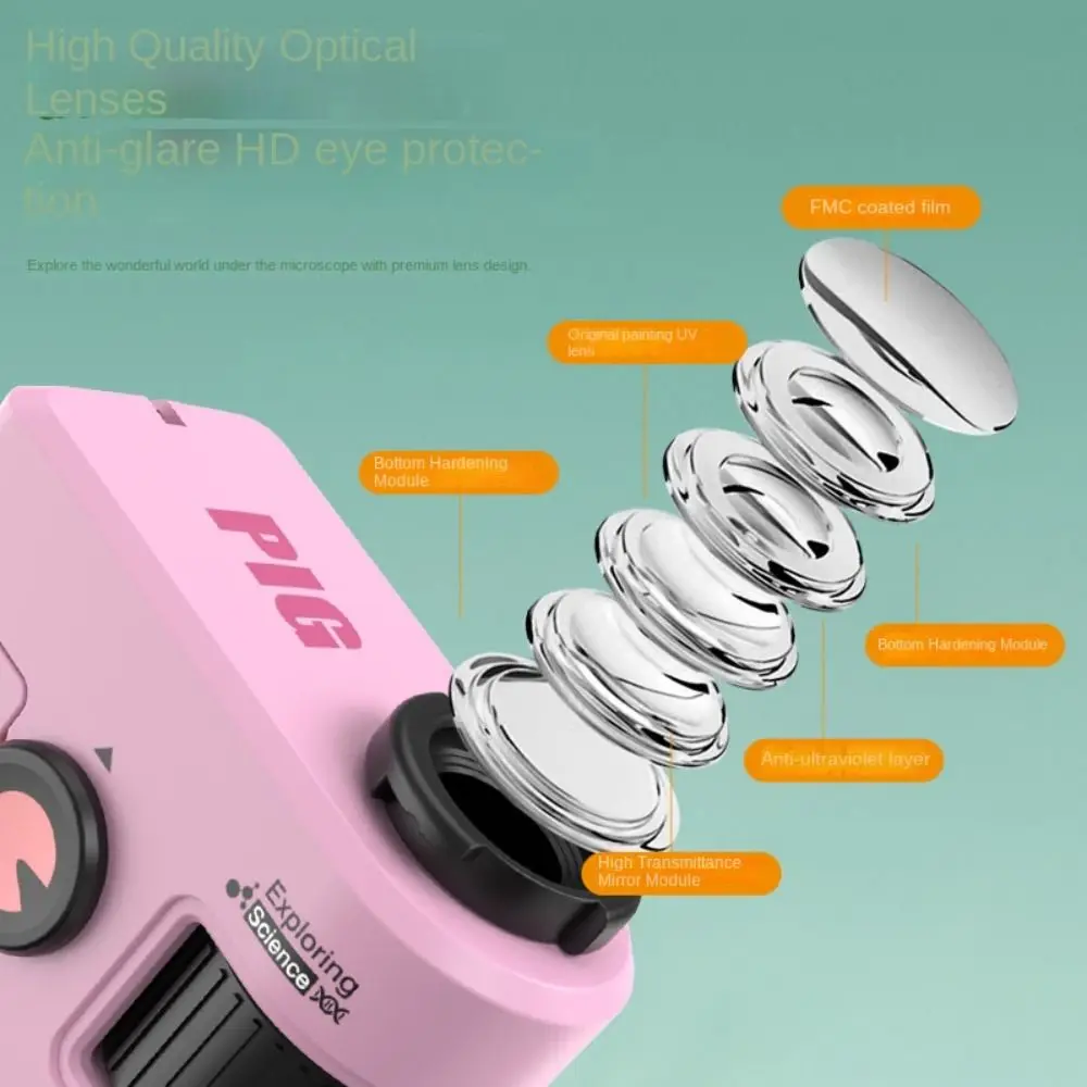 ไฟฉาย LED 80x กล้องจุลทรรศน์ขนาดเล็ก 80x การขยายขนาดพ็อกเก็ตกล้องจุลทรรศน์แบบพกพาทนทานน้ําหนักเบากล้องจุลทรรศน์พ็อกเก็ตเด็กชาย