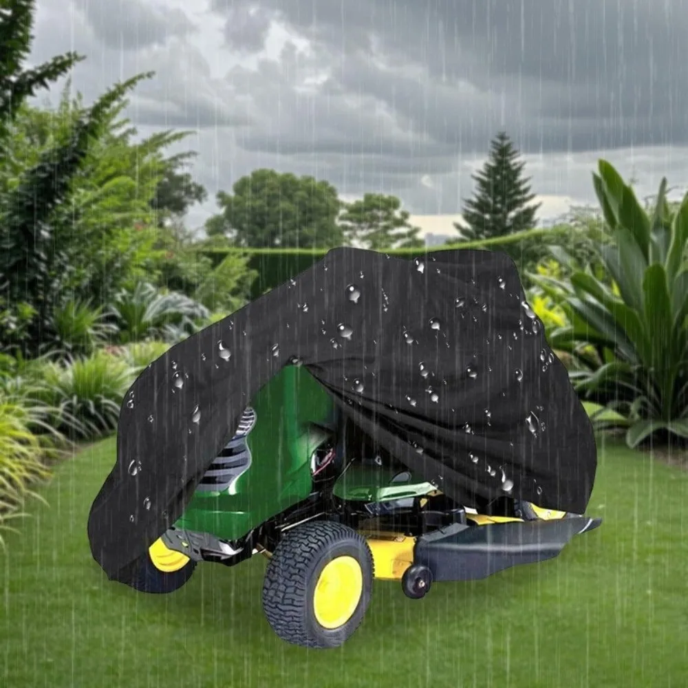 Oxford Riding Lawn Mower Cover Water Resistant Durable Waterproof Cover Heavy Duty Breathable LawnMower Covers Outdoor Equipment