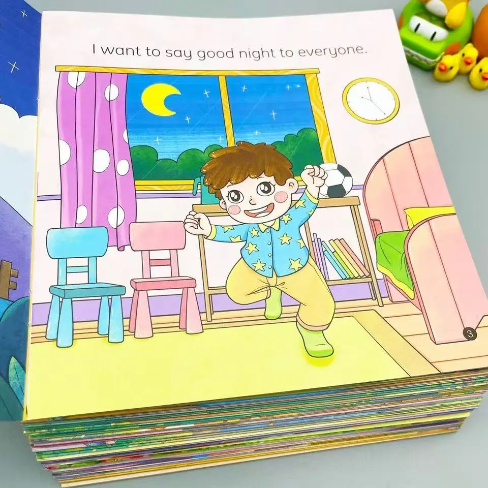 20-Book Preschool English Picture Books Set - Audio Reading Companion for Toddler English Enlightenment