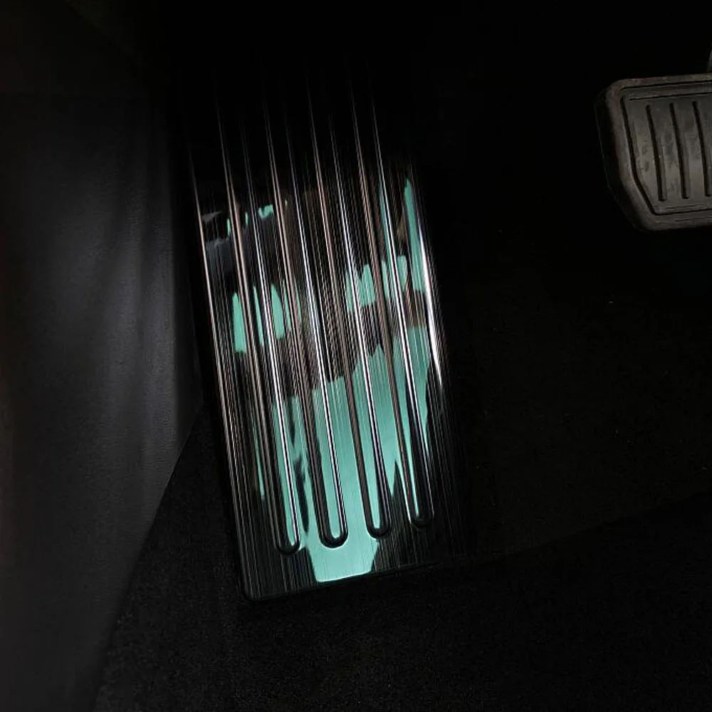 Stainless Steel Foot Inner Brake Rest Lamp Frame Trim Break Pedal For Tesla Model 3 Model3 2017 2018 2019 2020 2021 2022 2023