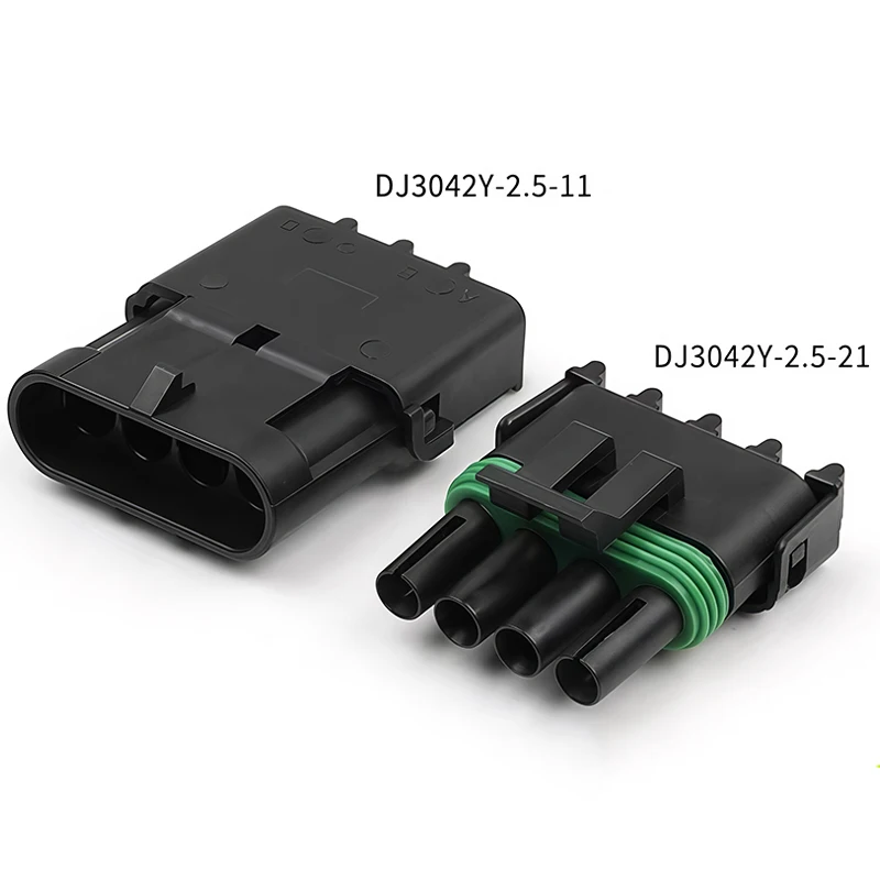 IP67 4Pin 2.5mm GM Weather Pack Waterproof Automotive Connector Male Female Plug Socket Kit DJ3042Y-2.5-11/21 Auto Marine