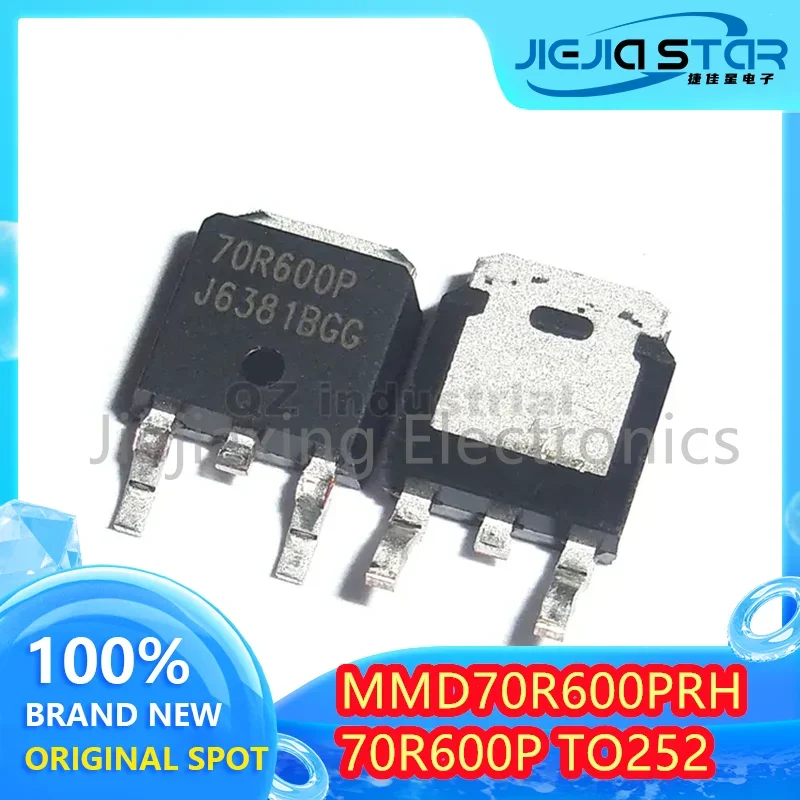 

Latest electronics 70R600P MMD70R600PRH 100% original TO-252 field effect MOS tube 750V 7.3A 5PCS free shipping