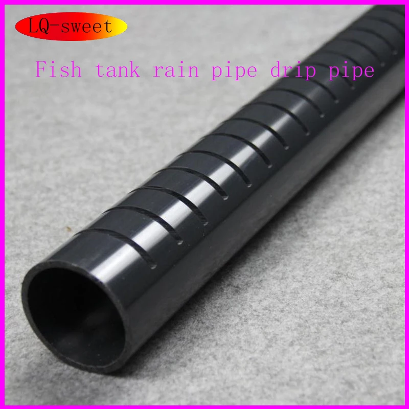 Fish Tank Rain Pipe Drip Water Tube Downcomer Cess-Pipe Aquarium PVC Pipe Filter Accessories Drain Deluge Pipe 1 Pcs