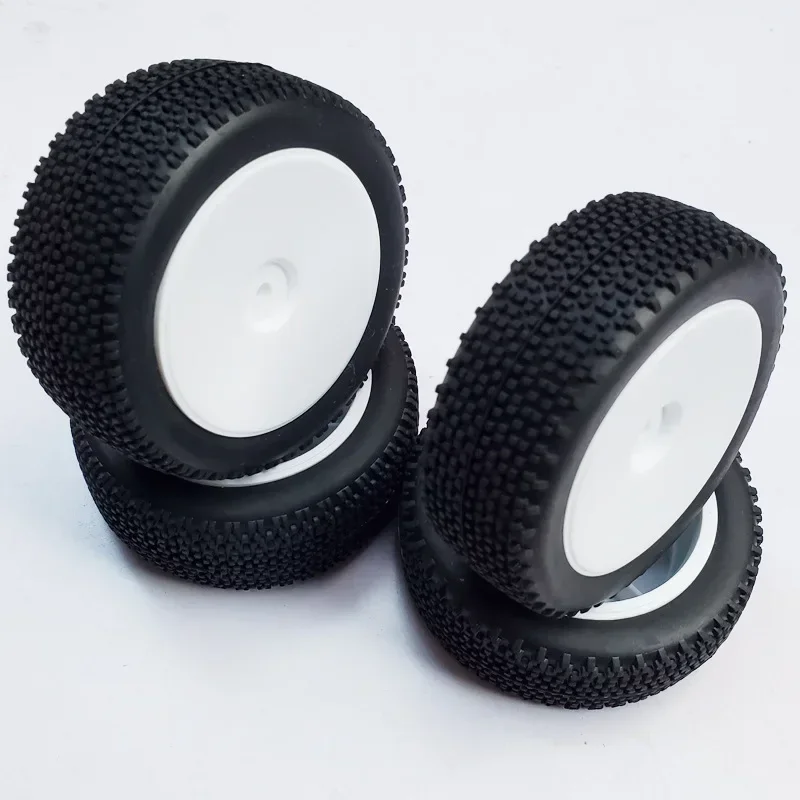 

4Pcs 73mm Tires Tyre Wheel for Wltoys 144001 124018 124019 LC Racing 1/12 1/14 RC Car Upgrade Parts Accessories