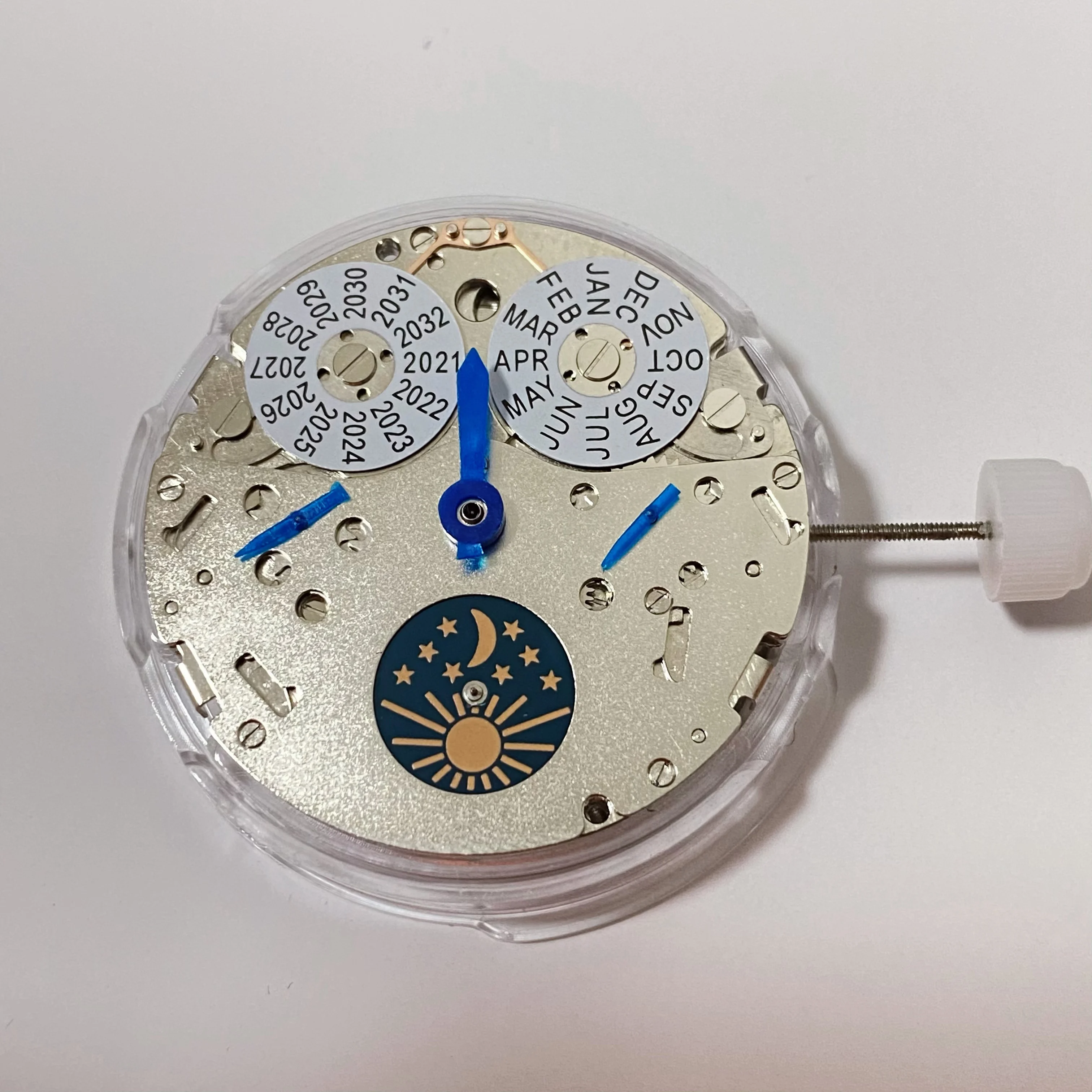 

The Watch Accessories Are Brand New, Multi-functional Automatic Mechanical Movement, Six-pin Perpetual Calendar, 6-point Stars