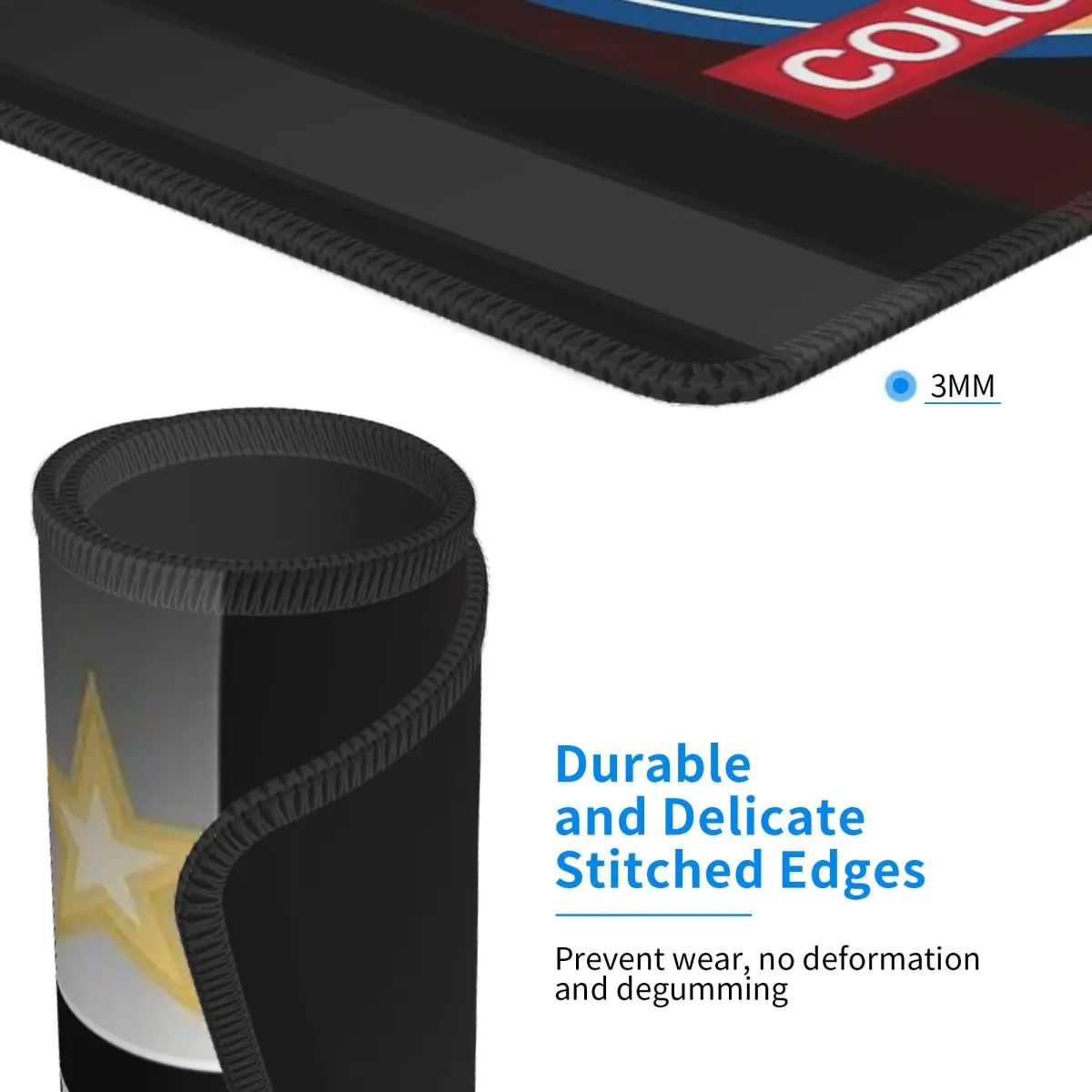 Golden Colo-Colo Campeon DE Chile Mouse Pad Keyboard Komputer Mouse Mat Gaming Laptop Desk Mat Aksesori Kantor Alas Meja