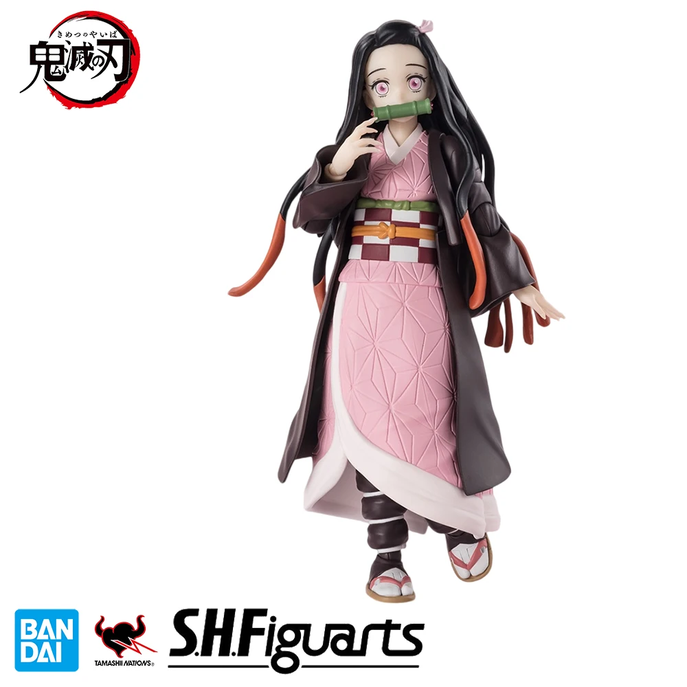 

Bandai Genuine Demon Slayer S.H.Figuarts Kamado Nezuko Anime Action Figure Toys Movable Figurine Collectible Model Toy Gifts