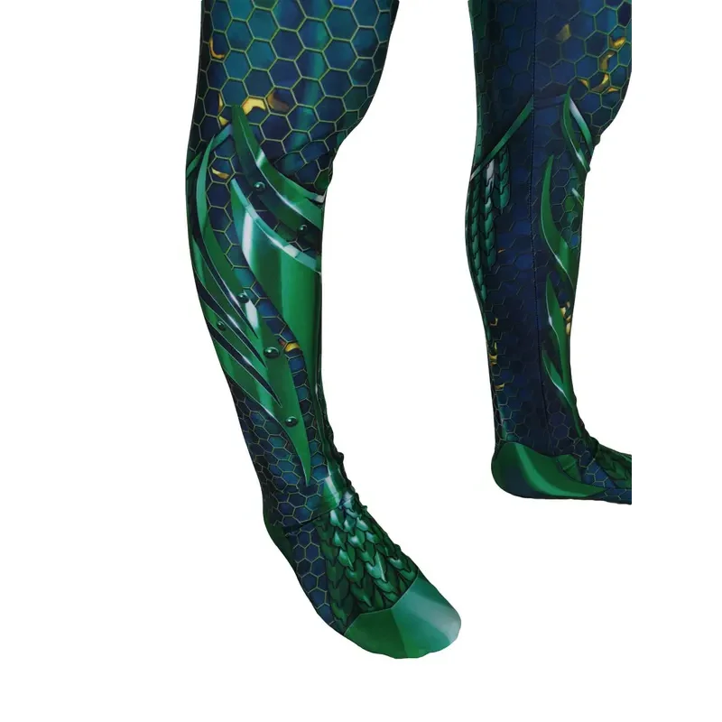 ฮาโลวีน Aquaman คอสเพลย์เครื่องแต่งกาย Superhero Arthur Curry Orin Zentai บอดี้สูท Jumpsuits ผู้ใหญ่เด็ก