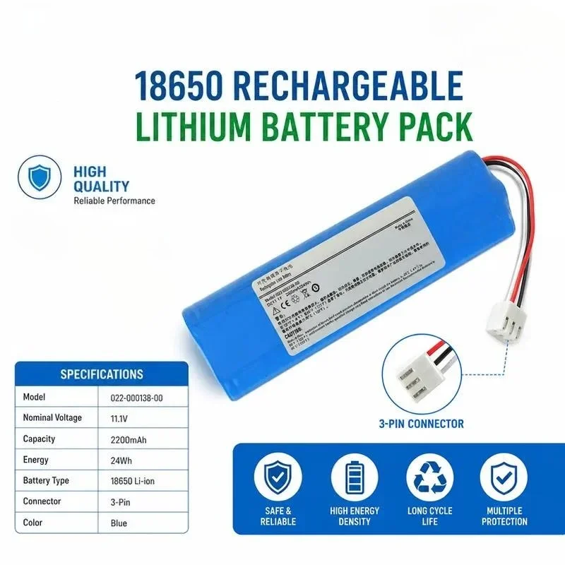 [NEW]  Replacement Battery for COMEN Komen H12 Model 022-000138-00 High Capacity Rechargeable Power Cell Compatible with