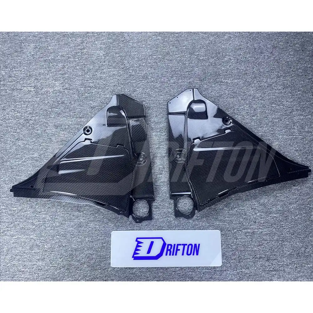 Carbon Fiber Engine Bay Battery Cover For Nissan R35 GTR 2008-2024 Trim Kit Parts Caps
