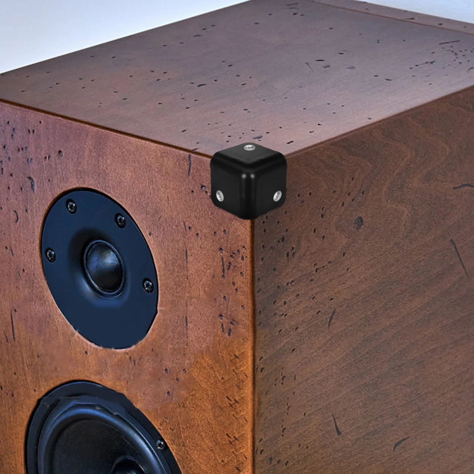 6 قطعة ملحقات حامي زاوية مكبر الصوت واقي زاوية حديدي متين لحماية لوحة باب الأثاث في صندوق مكبر الصوت #1