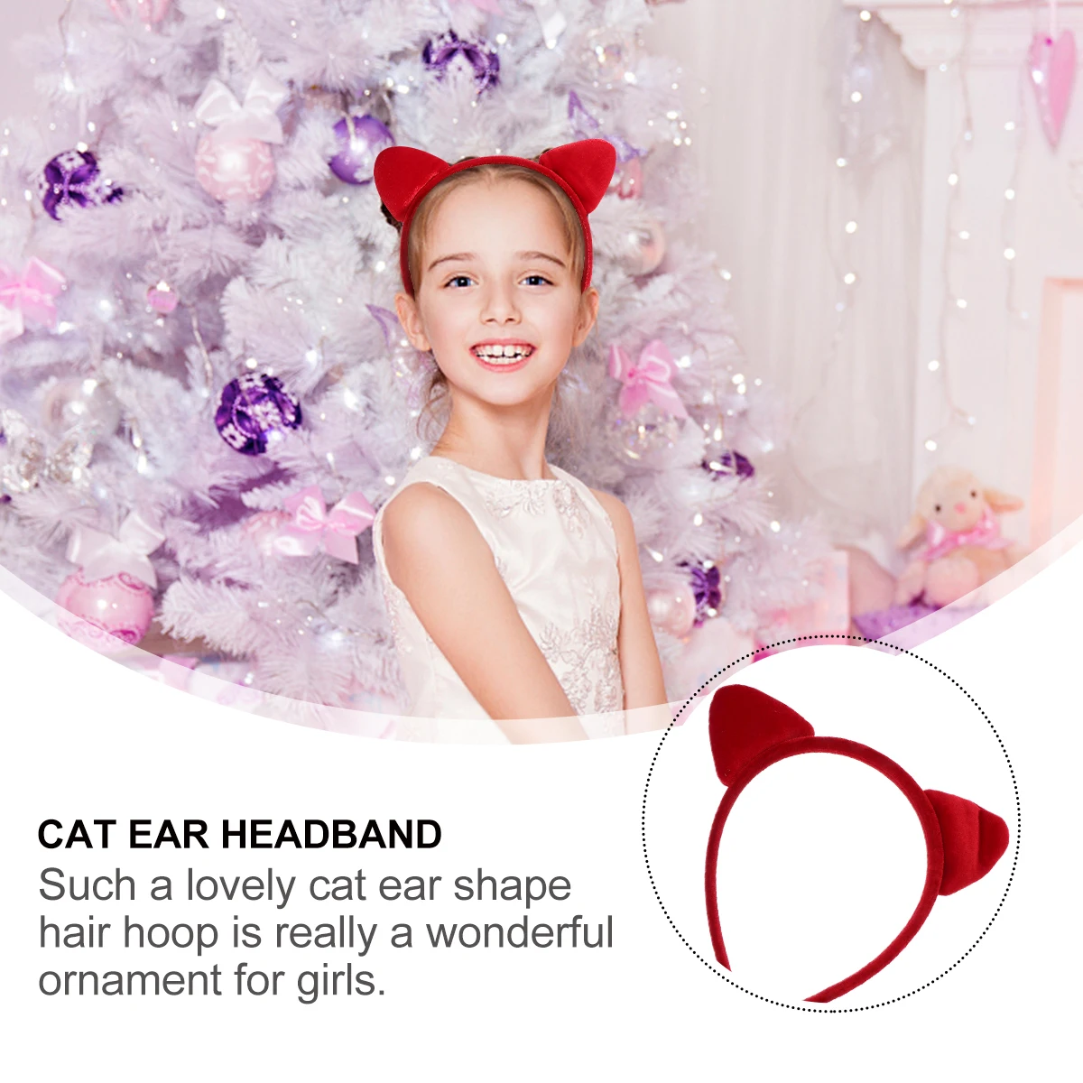 

Plastic Velvet Headb Leopard Print Hair Hoop Elastic B Party Accessories Halloween Costume Extra Gift for Women Girls