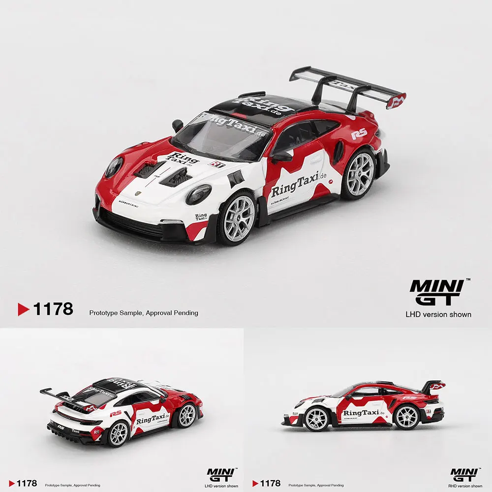 

Предпродажа MINIGT 1/64 литая под давлением модель автомобиля MAY 2026, Toyota Supra Bugatti W16 Ford Mustang Ford Puma LB Porsche 911 Модель в подарок