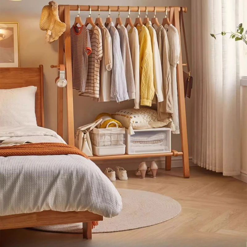 

Hanger For Clothes Organizer Wardrobe Organizer Clothes Dress Hanger Organizador De Ropa Clothes Rack Solid Wood Hanging Rack