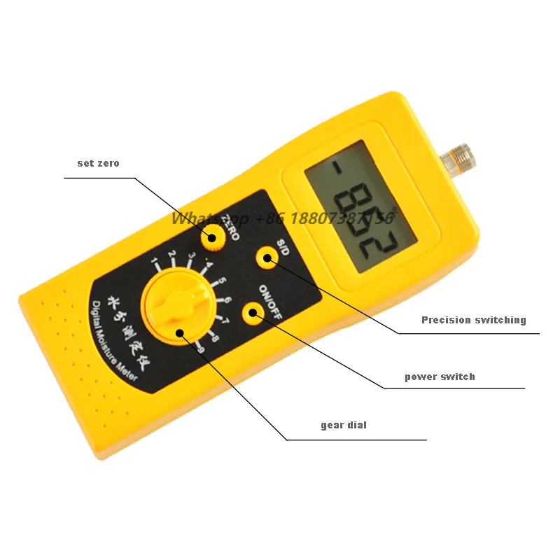 

Portable Soil Water Content Tester Machine Grain Probe Moisture Meter