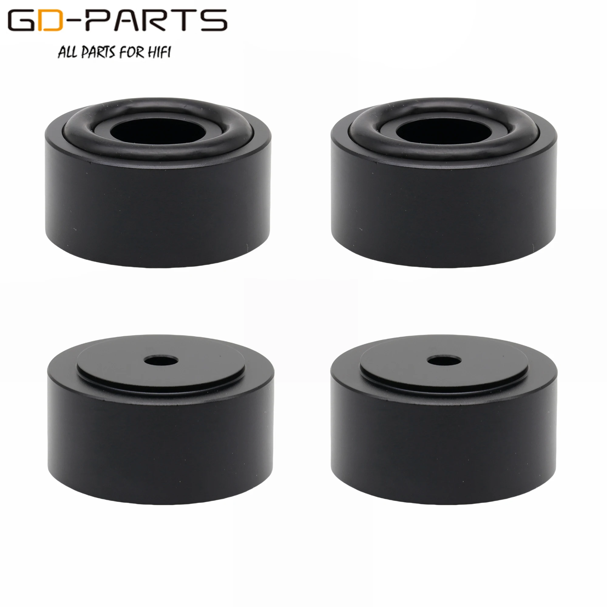 30mm*15mm Solid Full Aluminum Speaker AMP Isolation Stand Feet Cones Damper Legs For Hifi Audio Monitor Computer Chassis 4PCS