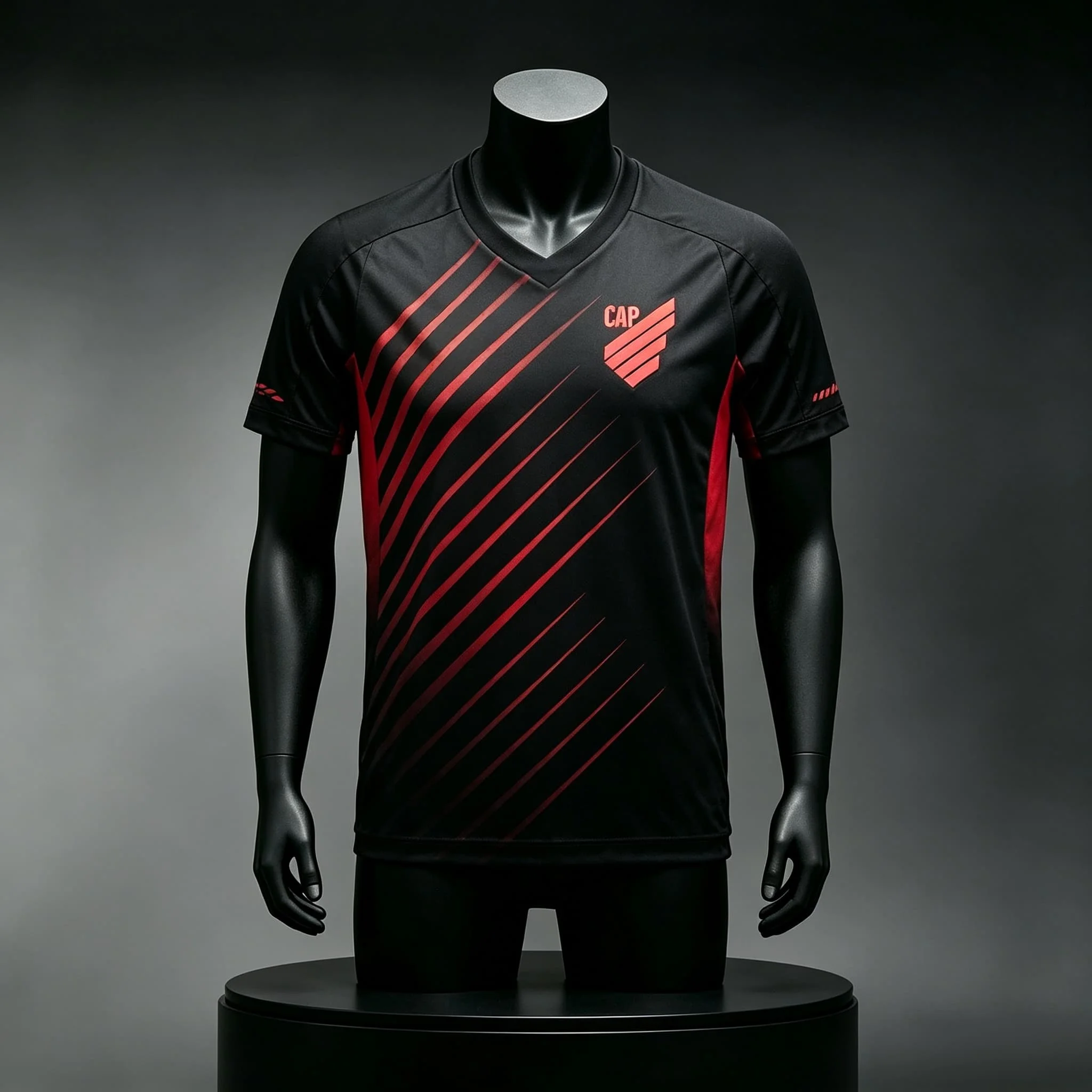 Herren Athletico Paranaense Fußballtrikot Schnelltrocknend Kurzarm Fußballshirt Brasilien Serie Trainings-Fan-Uniform Sportbekleidung – Detail 7