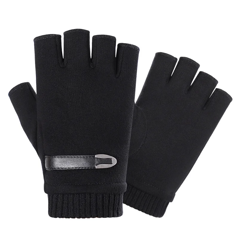 Men Women Sports Climbing Fitness Driving Mitten Special Forces Army Military Tactical Half Finger Cycling Glove Winter Warm M17