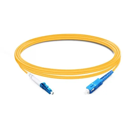 Simplex OS2 Single Mode LC UPC to SC UPC LSZH 2.0mm  Fiber Optic Cable