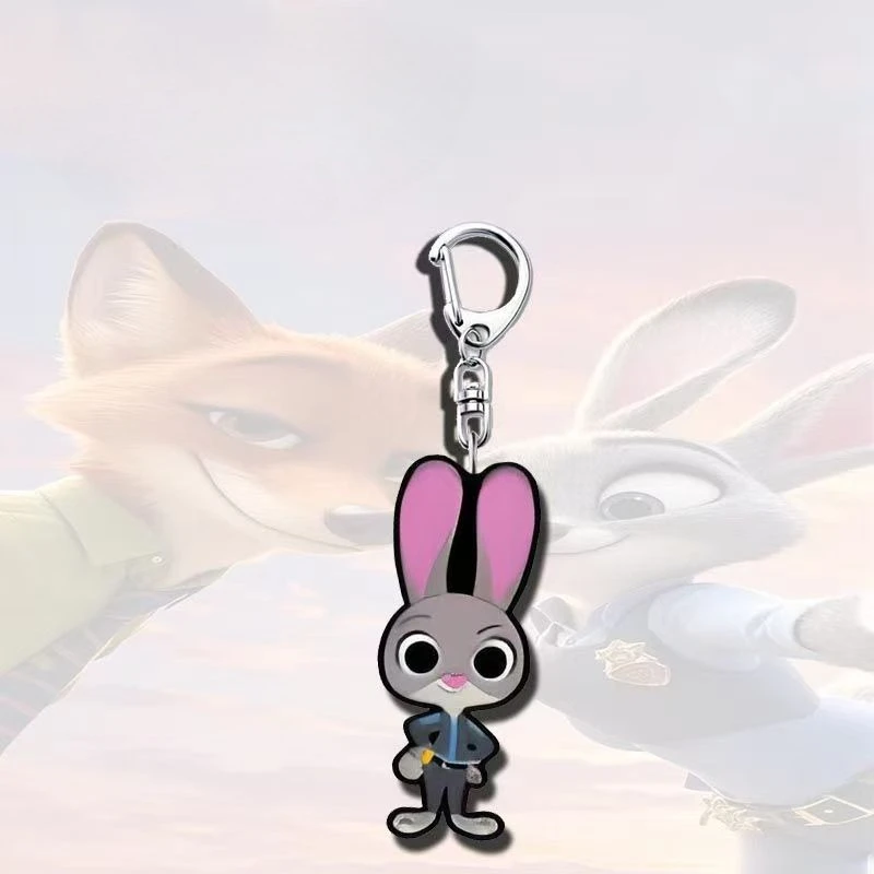 6 أنماط أنيمي Zootopia 2 الأجهزة الطرفية البسيطة ثعبان غاري المفاتيح جودي ملحق نيك لعبة ضابط ليوبارد لطيف الاكريليك لعبة الكسل #2