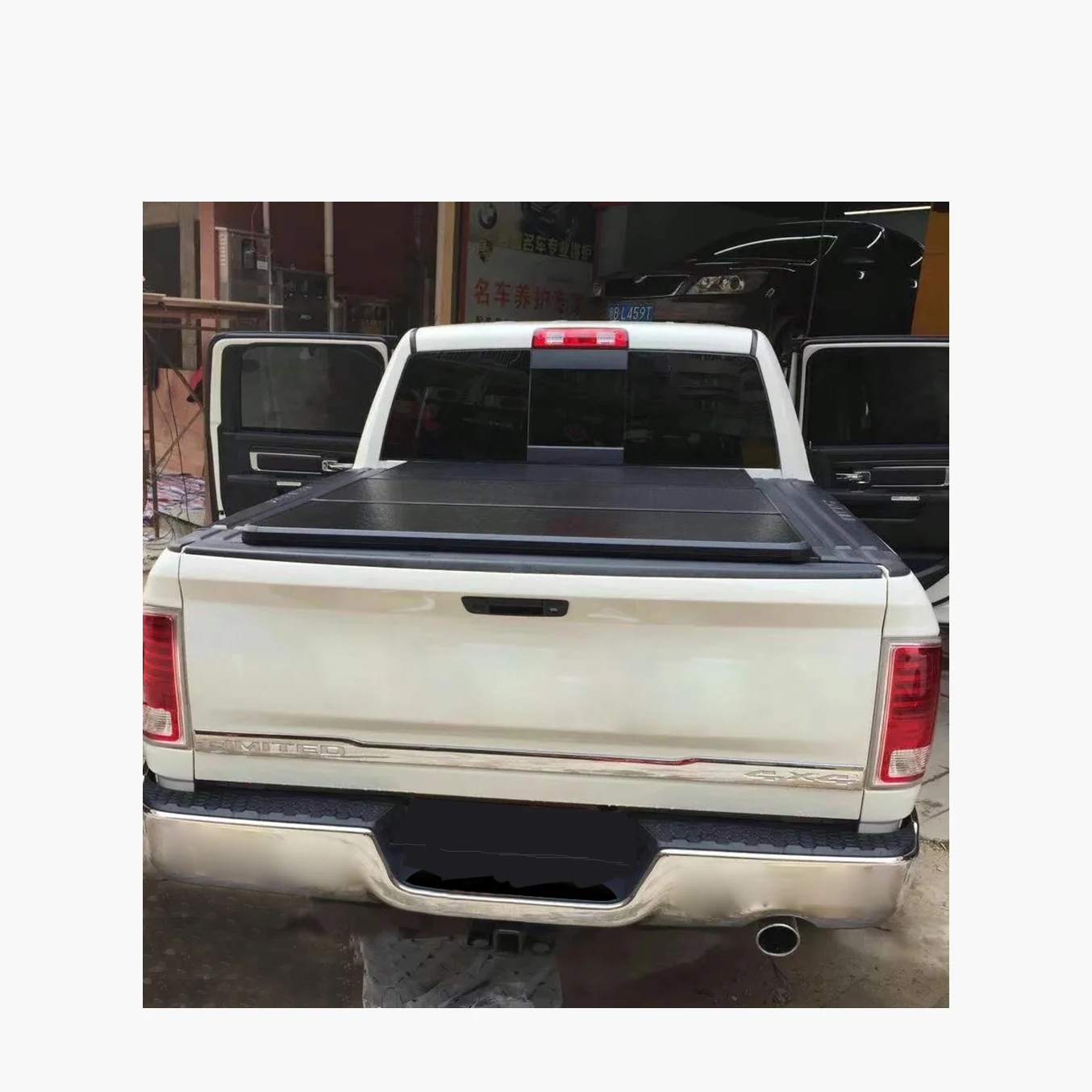 

Maiker Truck Tri-Fold Hard Folding Tonneau Cover For Dodge Ram 1500 Tri Fold Tonneau Cover Double Cab Car Accessories