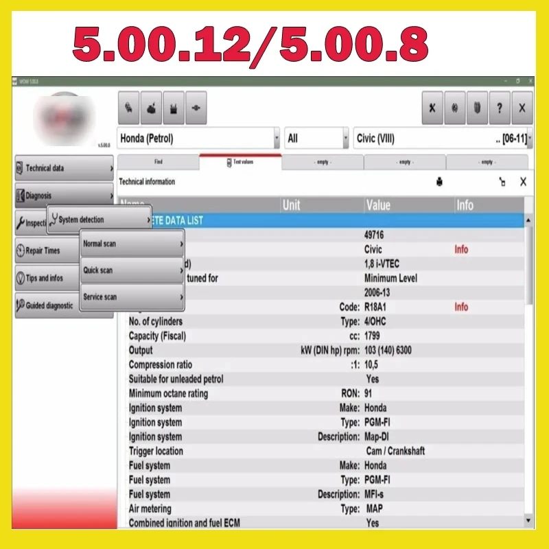 Wow v5.0012software Delphis Inggris terbaru Wow V 5.00.8 R2 / V5.00.12 untuk versi Ds150e mendukung beberapa bahasa