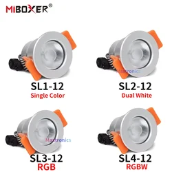 Miboxer 12V 3W LED Spotlight Waterproof IP66 Single Color/Dual White/RGB/RGBW 2.4G Remote Control Mini LED Downlight Dimmable