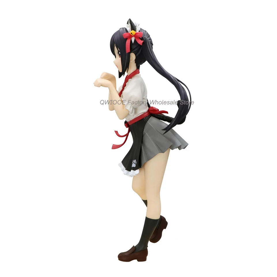 FuRyu-figuras de acción originales para niños, juguetes coleccionables de Anime japonés, Nakano Azusa, 18cm, envío directo, FuRyu K-ON