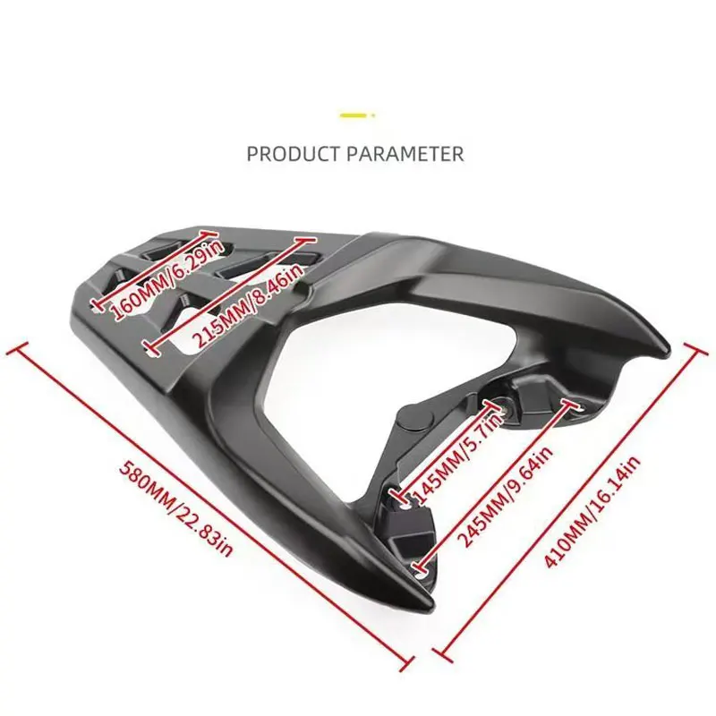 Motorcycle Rear Luggage For Yamaha Nmax155,Durable Enlargement Carrier ,Stable Rear Carrier Rack,Cargo Rack Storage Box Support