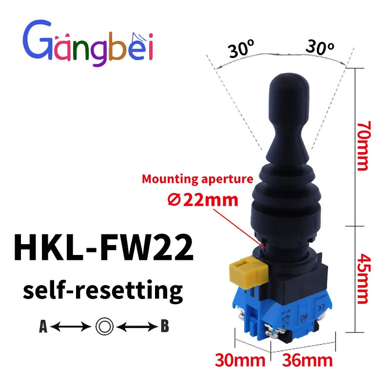 Cross Opening Cross Switch, Cross Switch, Monolever Switch, 2-Way, Four-Way, Self-Reset, Self-Locking,HKL-FW12, FW22, FW24, FW14