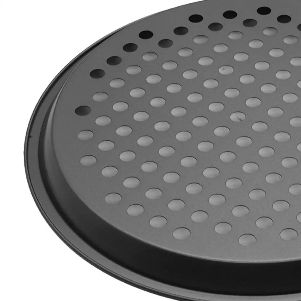 Pizza Tray Quick Thermal Conductivity Baking Pan Circular Punching 12 Inch Pie Cake Toasting Mold Baking Pan Tool Baking