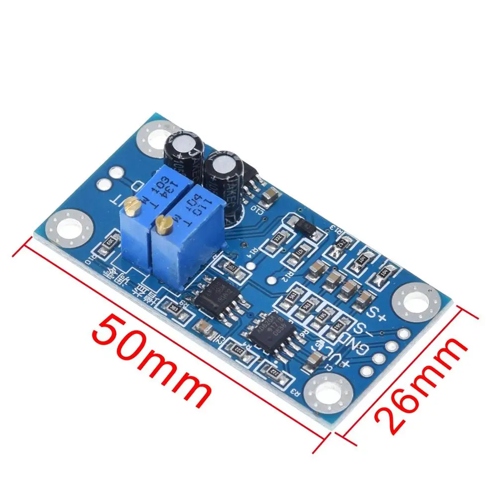 TZT DC3-12V AD620 Microvolt MV Voltage Amplifier Signal Instrumentation Module Board