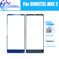 For OUKITEL MIX 2  Front Glass Screen Lens 100% New Front Touch Screen Glass Outer Lens for OUKITEL MIX 2 +Tools