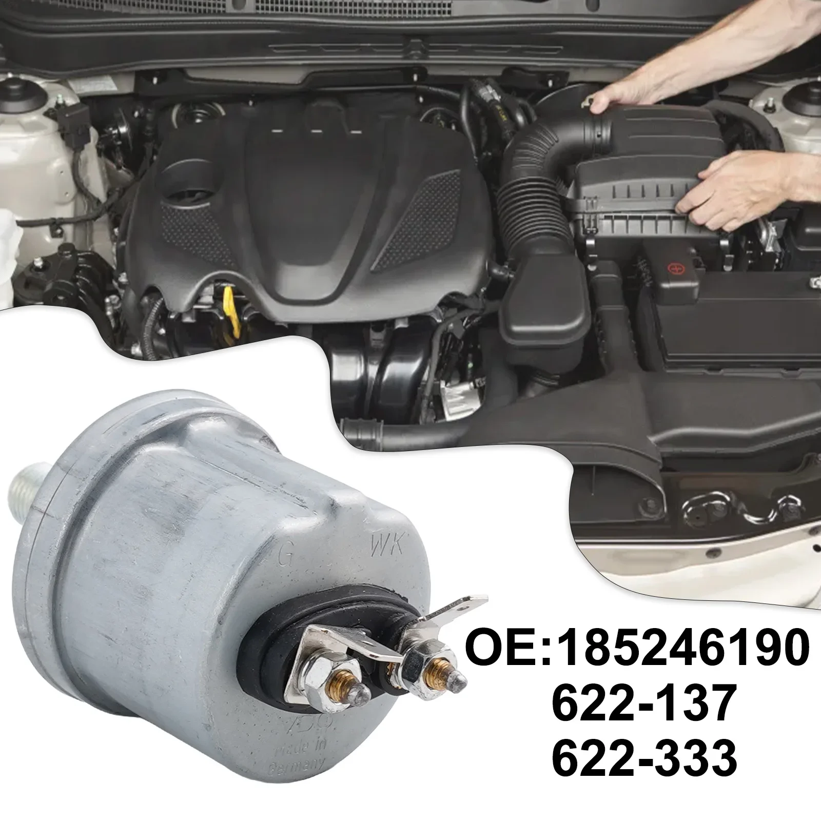 

High Performance Aluminum Alloy Sensor Oil Pressure Switch 185246190 For Perkins Engine 403D11 403D15 403C15 404C22