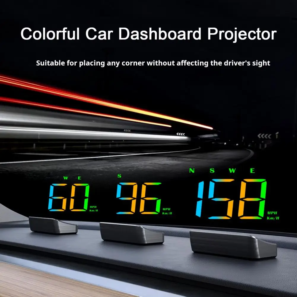 OBD2/GPS Dual System Display Car HUD Heads Up Display Auto-Dimming GPS Speedometer Car Windshield Projection Heads-Up Display