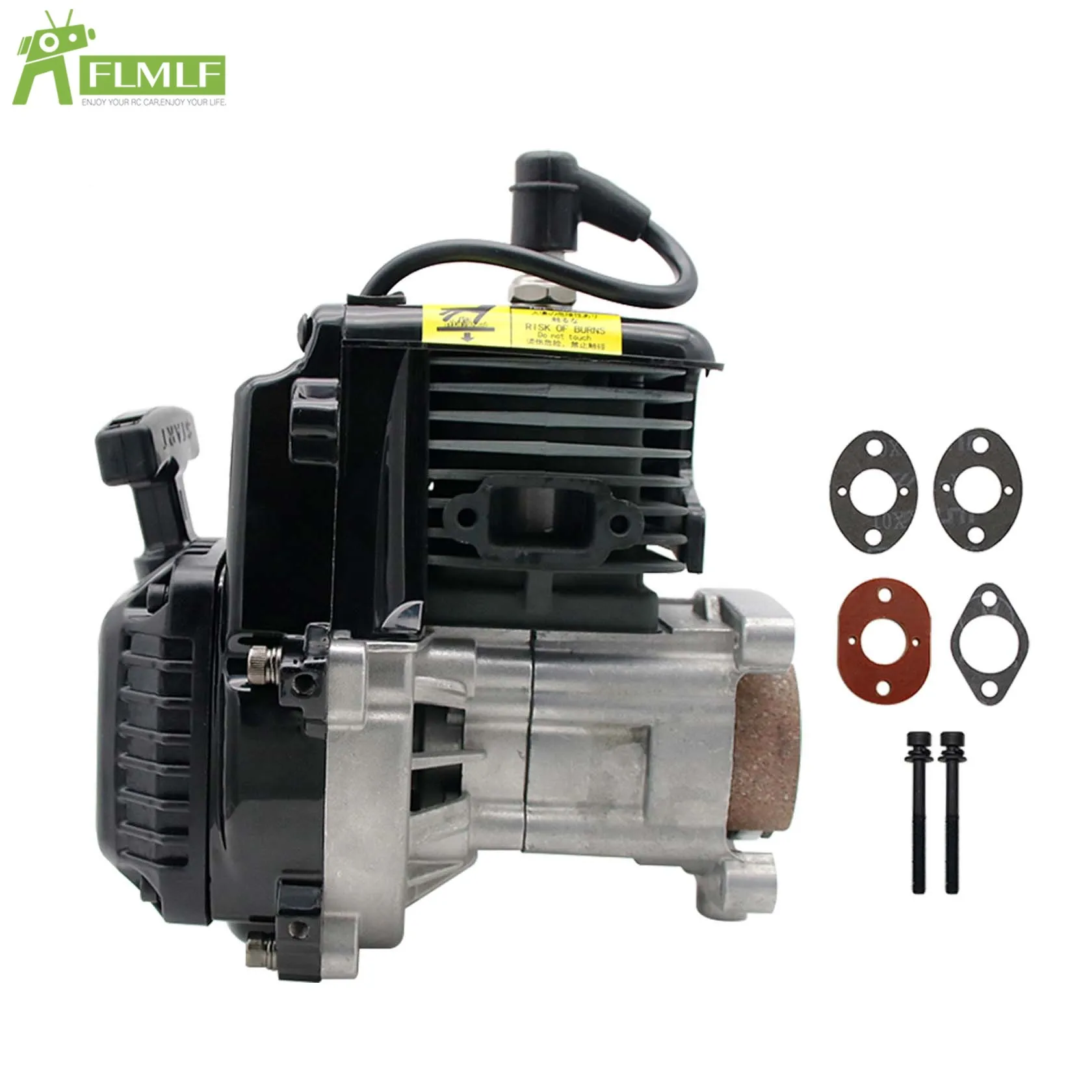 Moteur de boîtier d'anches 2 temps 4 boulons 11HP 32CC adapté pour 1/5 HPI ROFUN BAHA ROVAN KM BAJA Losi 5ive T FG MCD GoPed RedCat Rc pièces de voiture