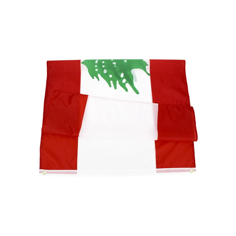 FLAGLINK 90x150 CM Green Tree LB LBN The Republic Of Lebanon Flag For Decoration